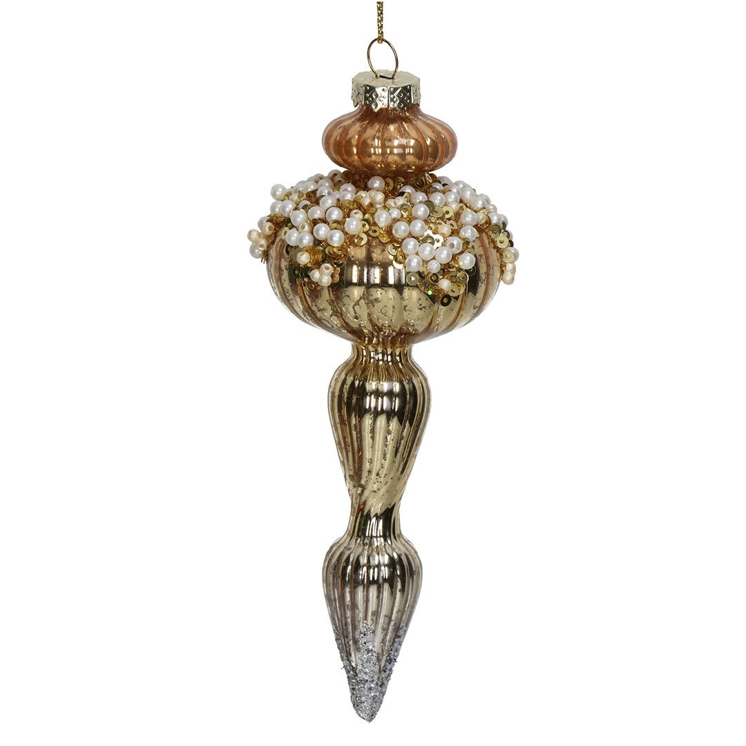 Ёлочная игрушка Сосулька, Kersten, 14 см | Фото 1