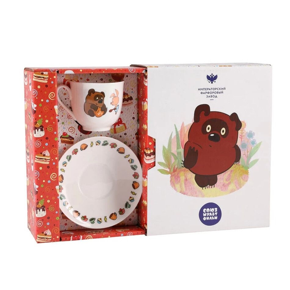Набор детской посуды ИФЗ, Пятачок | Фото 1