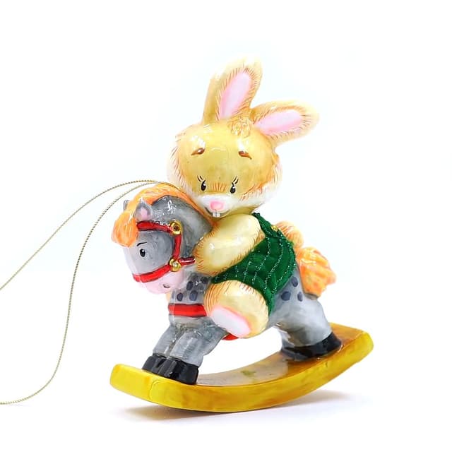 Ёлочная игрушка Везёт меня лошадка Atlas Art