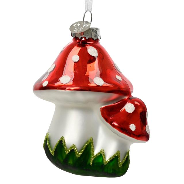 Ёлочная игрушка Мухоморы Kaemingk