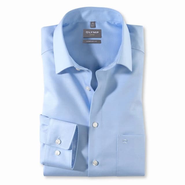 Мужская хлопковая сорочка свободного кроя Olymp Luxor