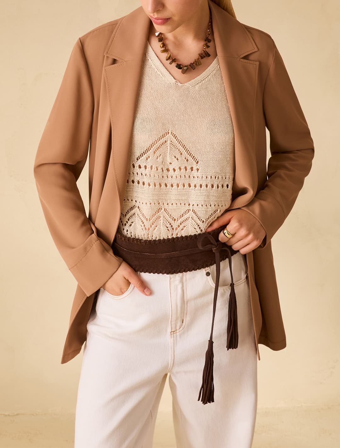 Женский жакет с поясом PENNYBLACK | Фото 2