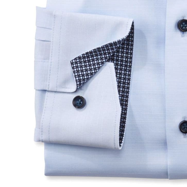 Мужская хлопковая сорочка свободного кроя Olymp Luxor | Фото 2