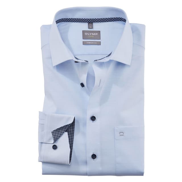 Мужская хлопковая сорочка свободного кроя Olymp Luxor