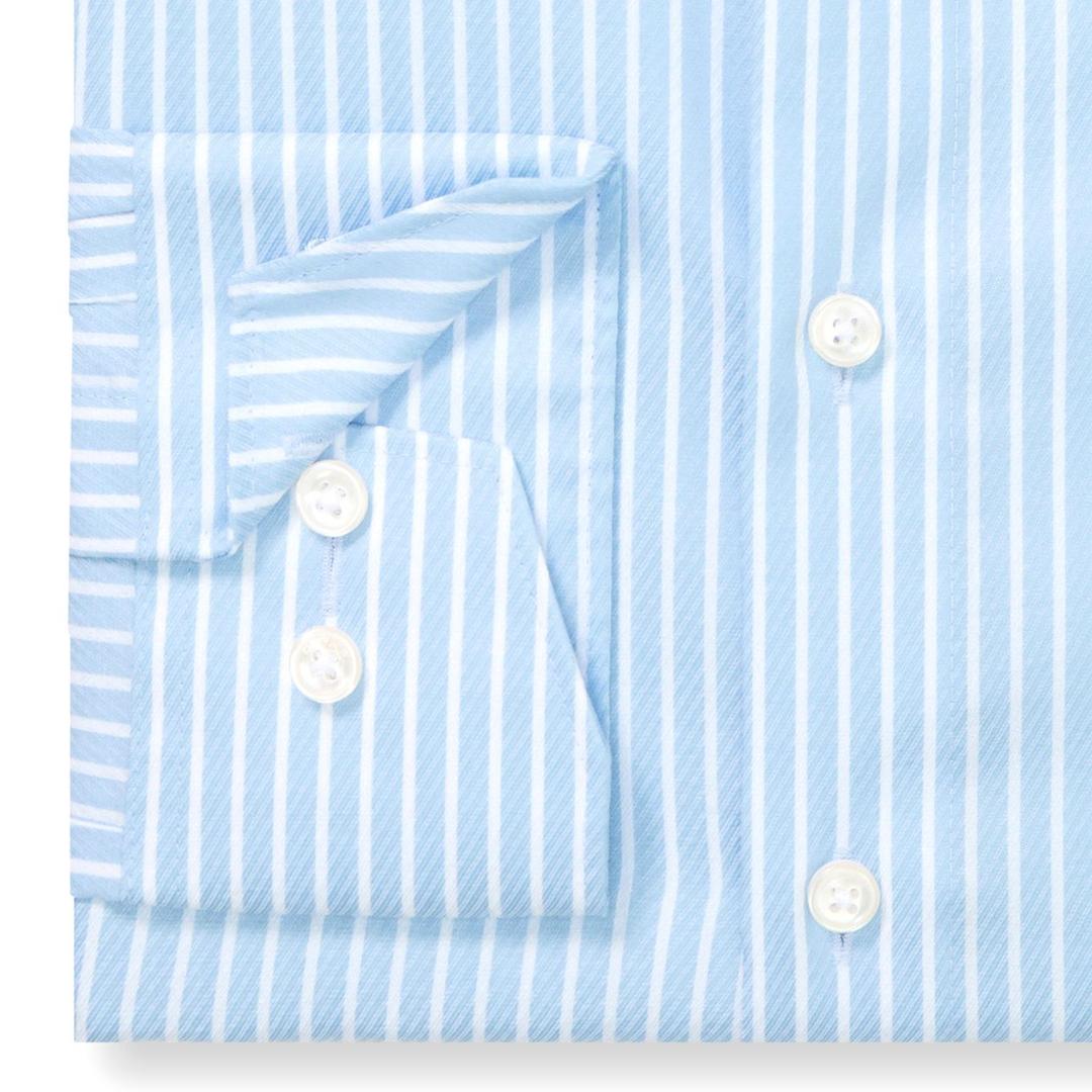 Мужская сорочка в полоску свободного кроя Olymp Luxor | Фото 2