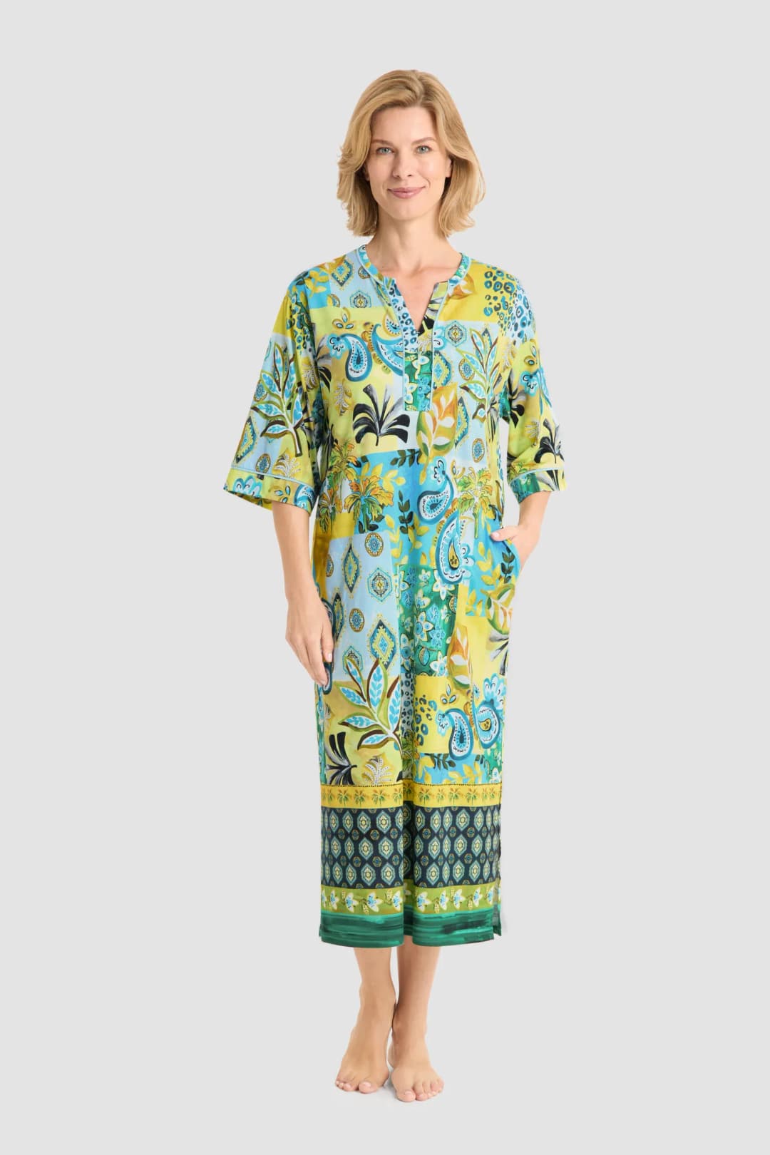 Женская ночная сорочка из хлопка и модала Rosch | Фото 2