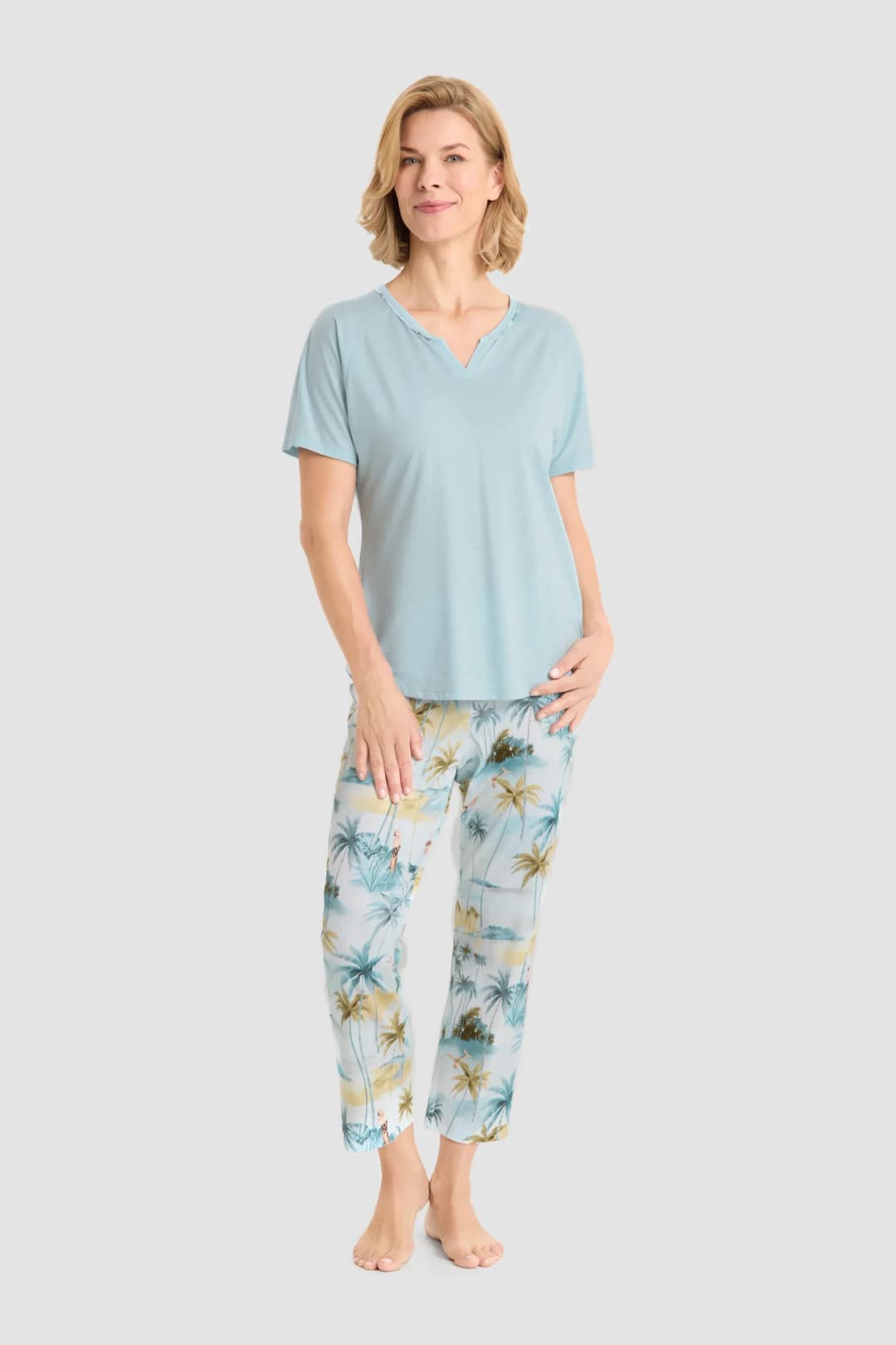 Женская пижама из хлопка и модала Rosch | Фото 2