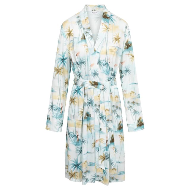 Женский халат из хлопка и модала Rosch