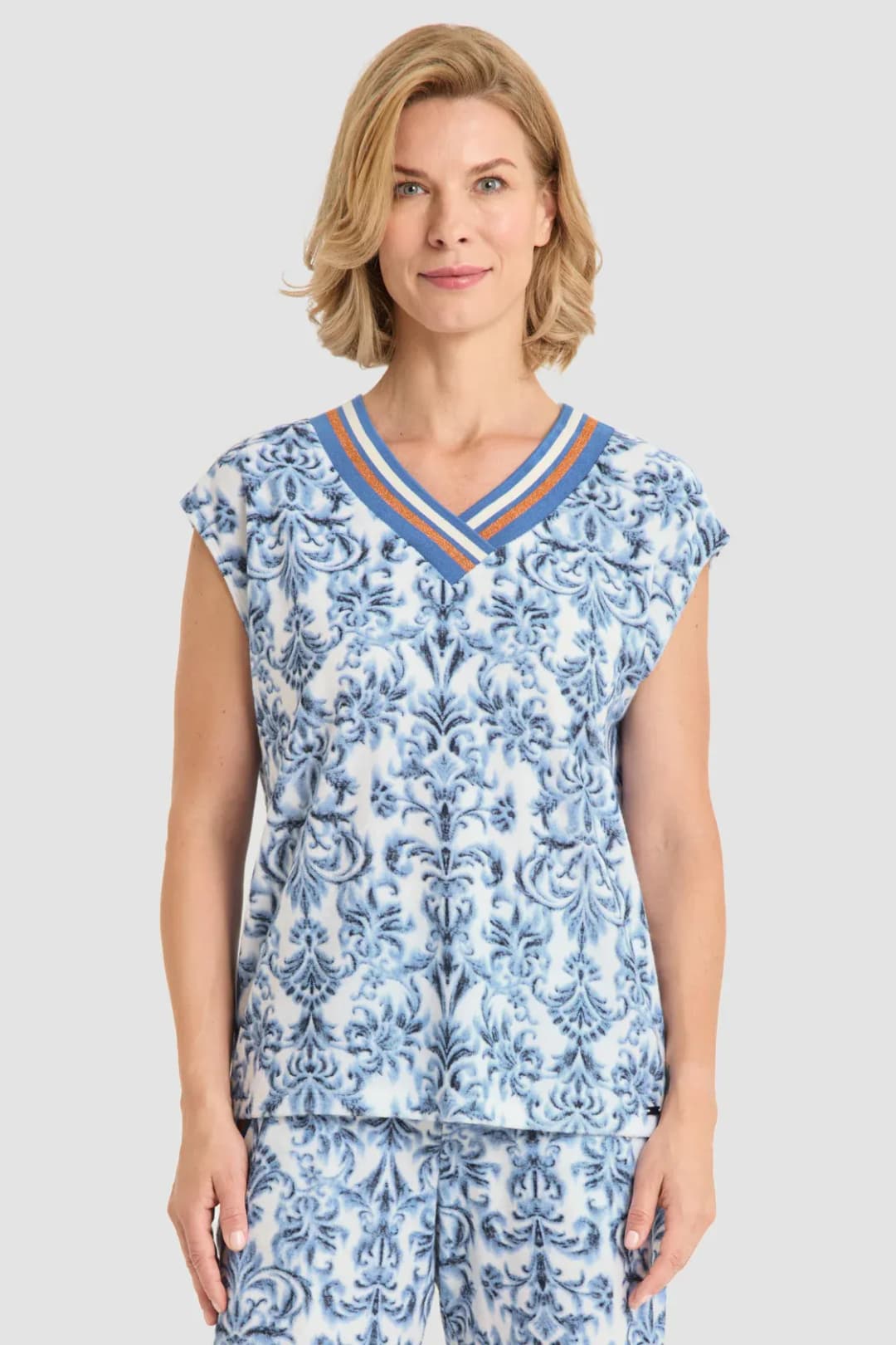 Женская футболка с дамасским узором Rosch | Фото 2