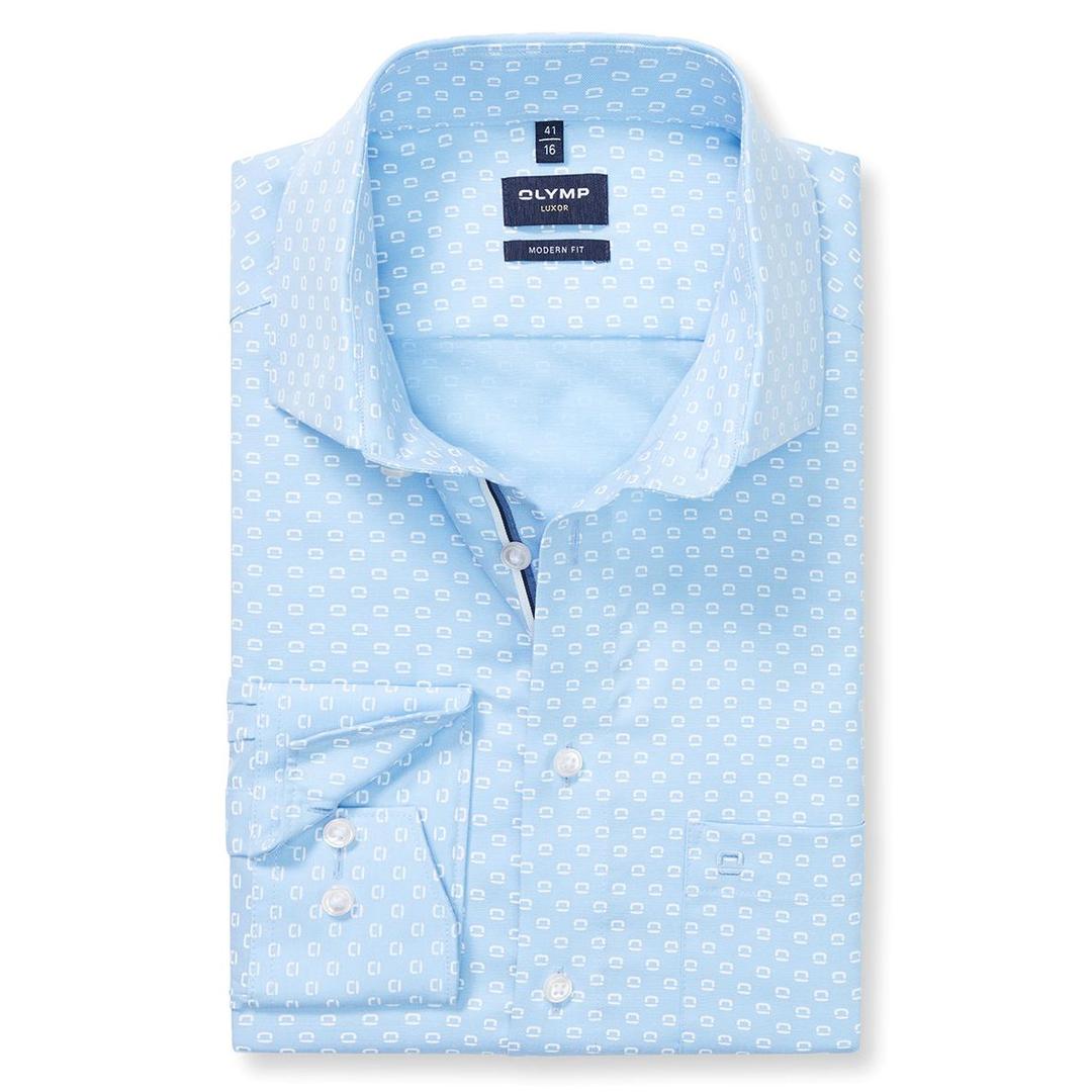 Мужская сорочка с монограммой Olymp Luxor | Фото 1