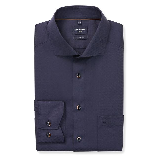  Мужская фактурная сорочка Olymp Luxor
