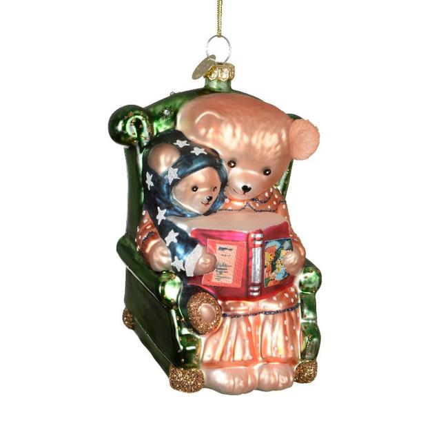 Ёлочная игрушка Медведица в кресле Kaemingk