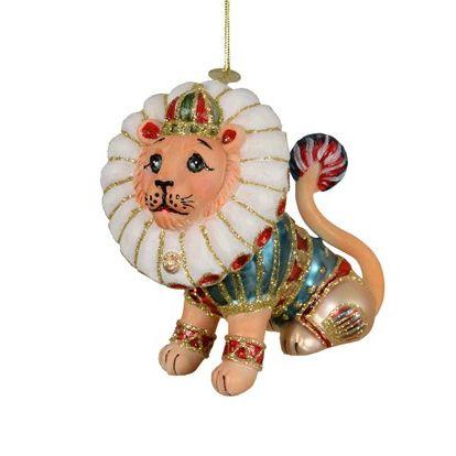Ёлочная игрушка Лев в костюме Kaemingk