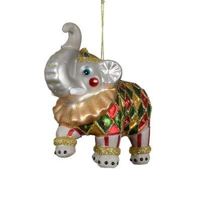 Ёлочная игрушка Слон в костюме Kaemingk
