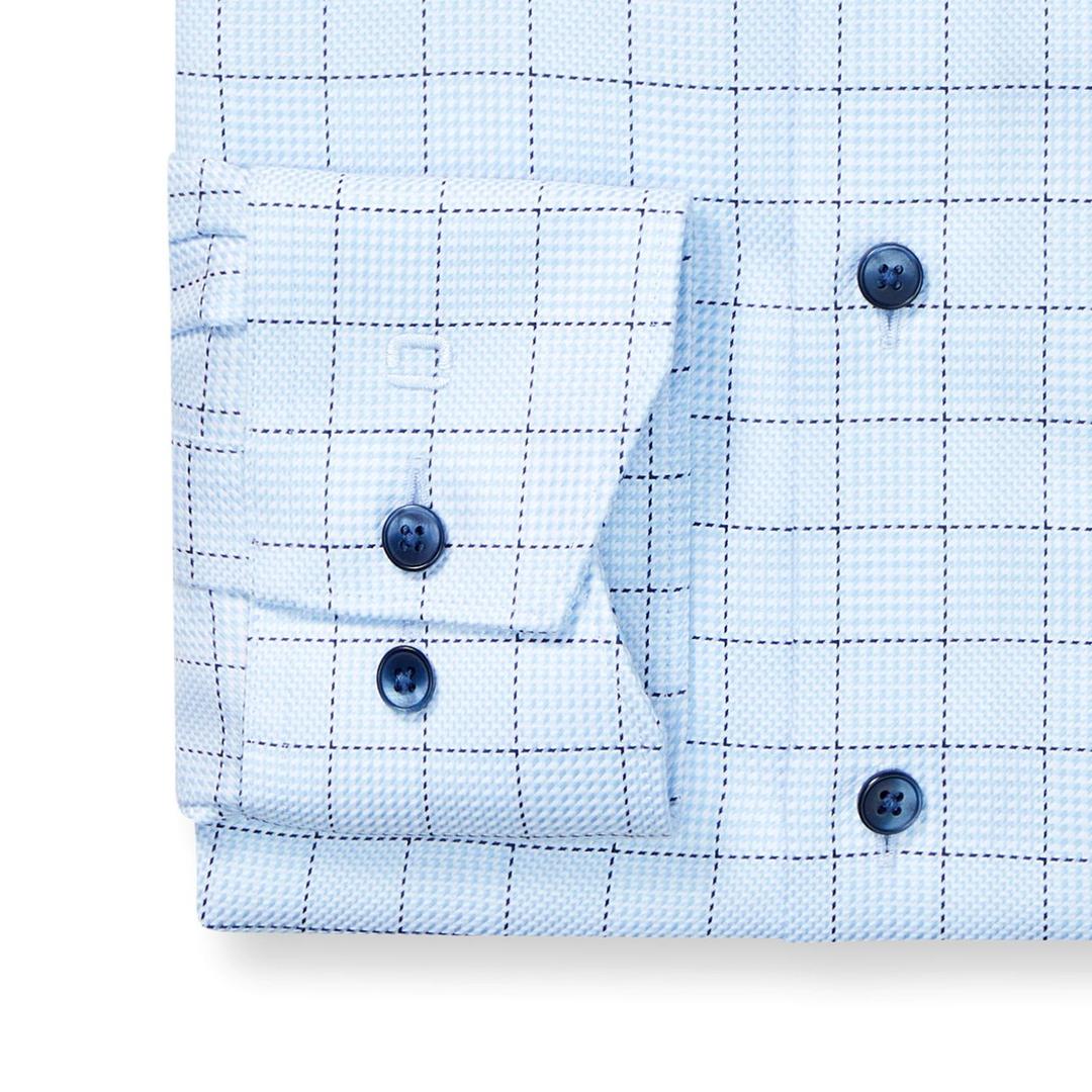 Мужская фактурная сорочка из хлопка Olymp Luxor | Фото 2