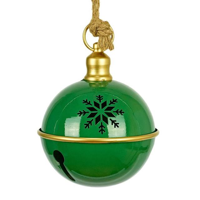 Ёлочная игрушка Бубенчик со снежинкой