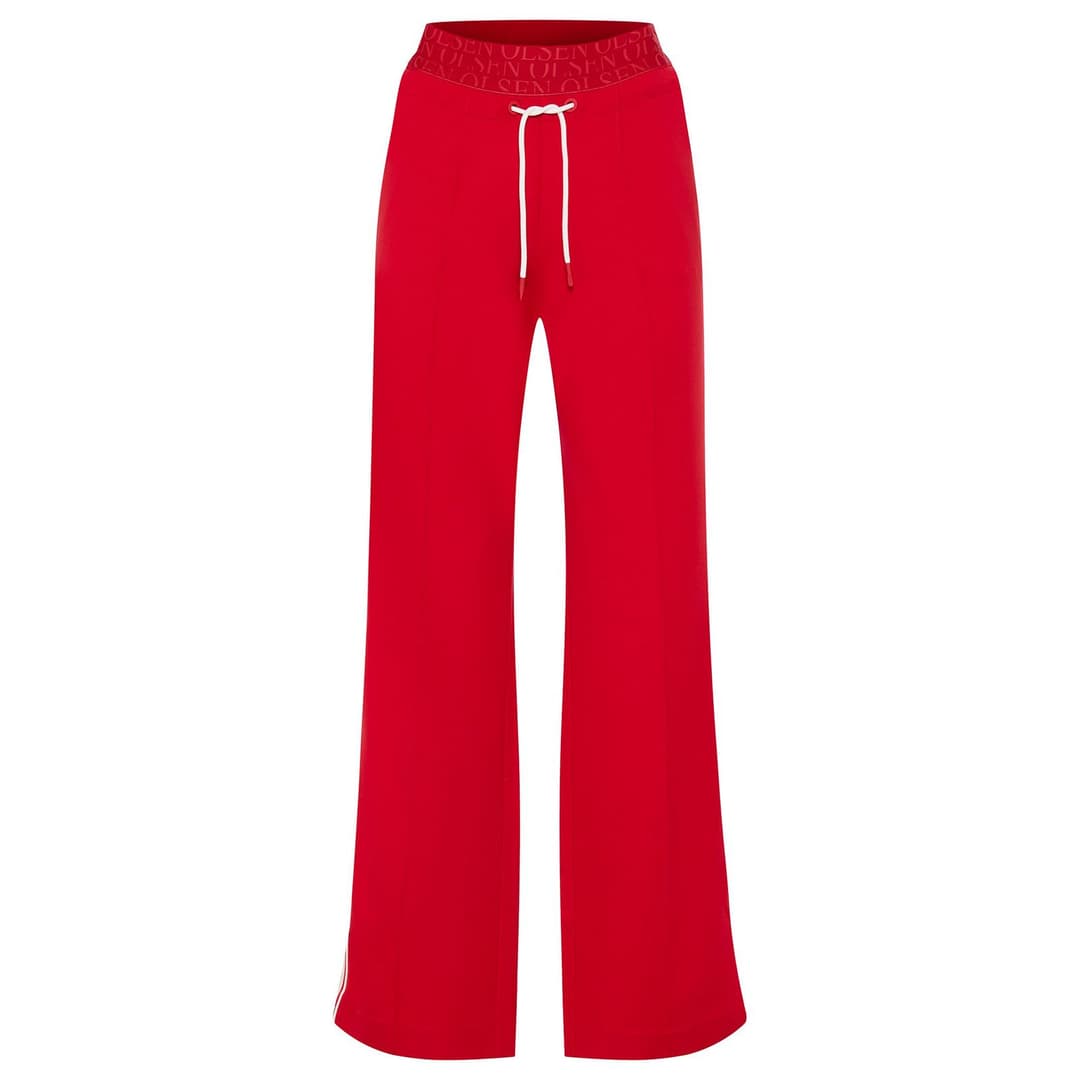 Женские трикотажные брюки с лампасами Olsen | Фото 1