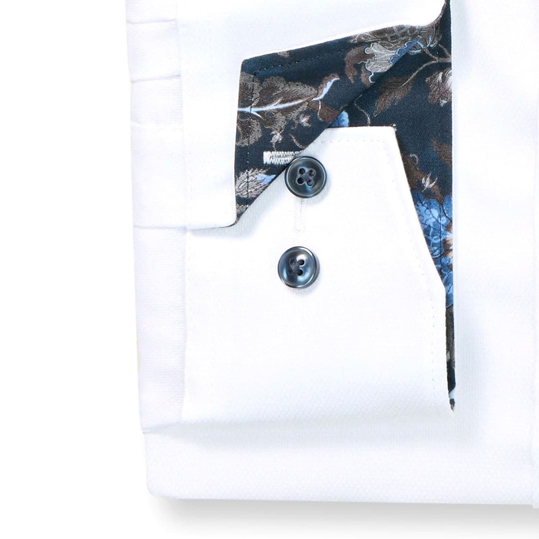 Мужская фактурная сорочка свободного кроя Olymp Luxor | Фото 2