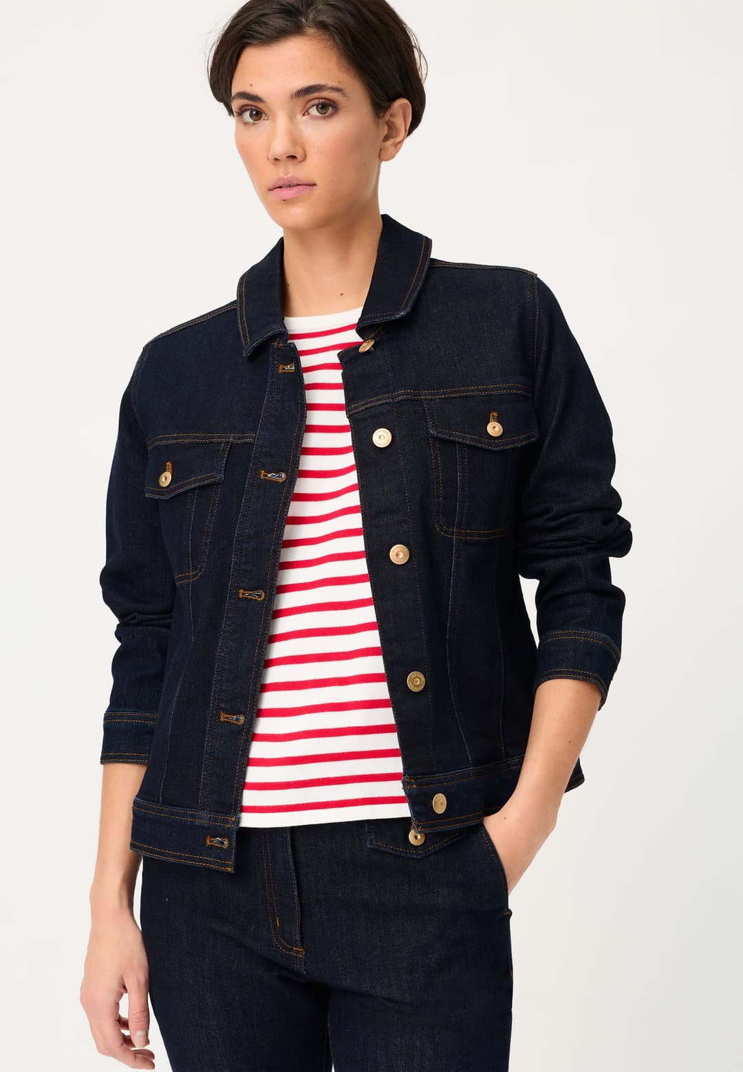 Женская джинсовая куртка Olsen | Фото 3