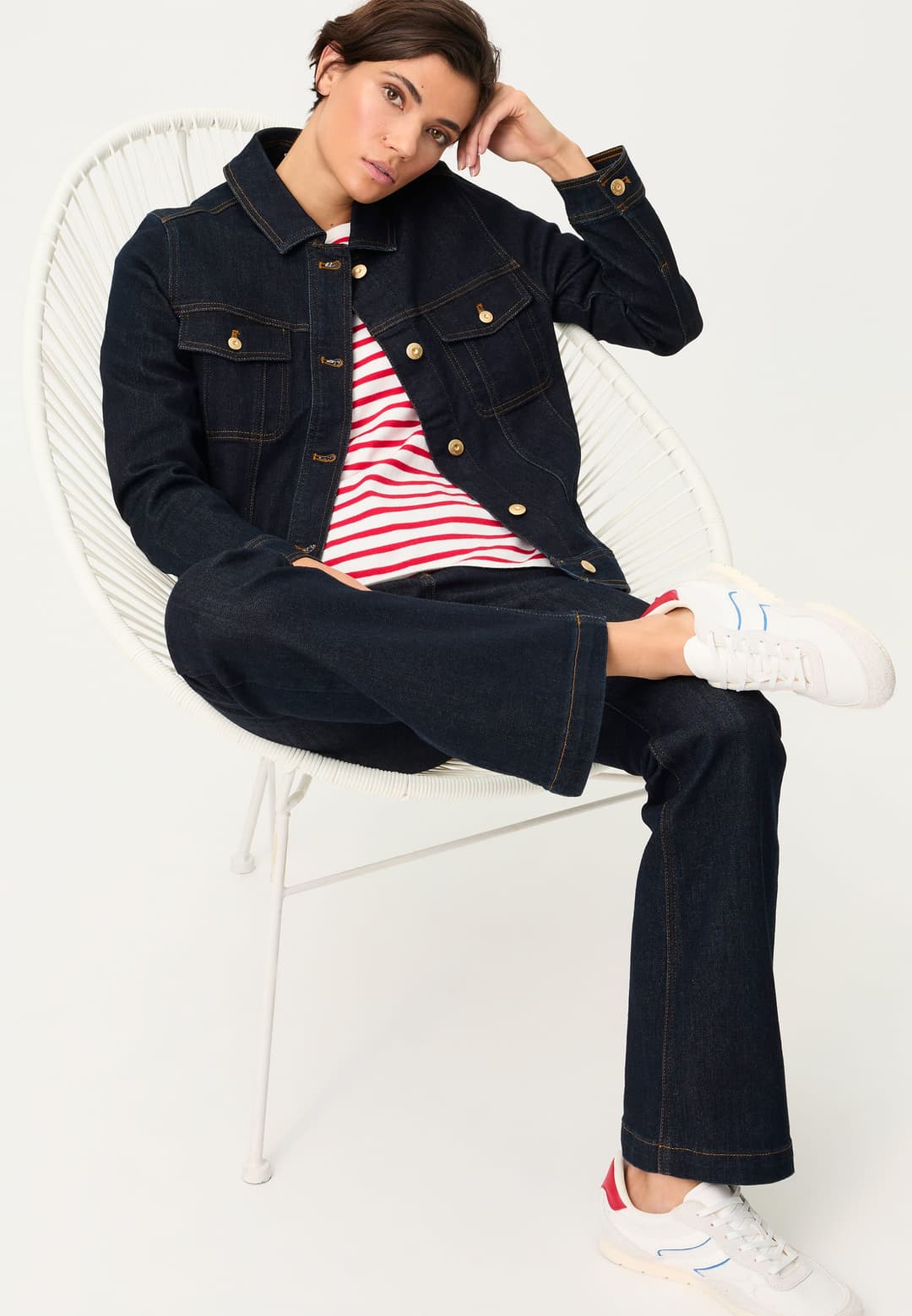 Женская джинсовая куртка Olsen | Фото 6