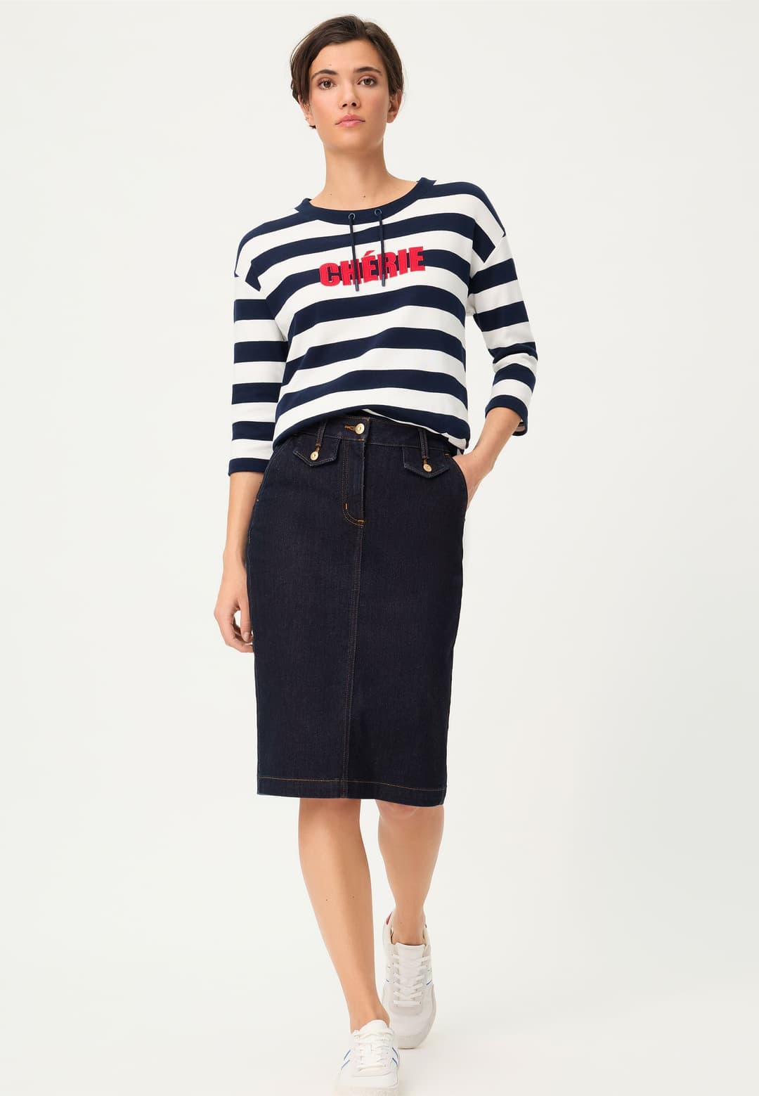 Джинсовая юбка Olsen | Фото 5