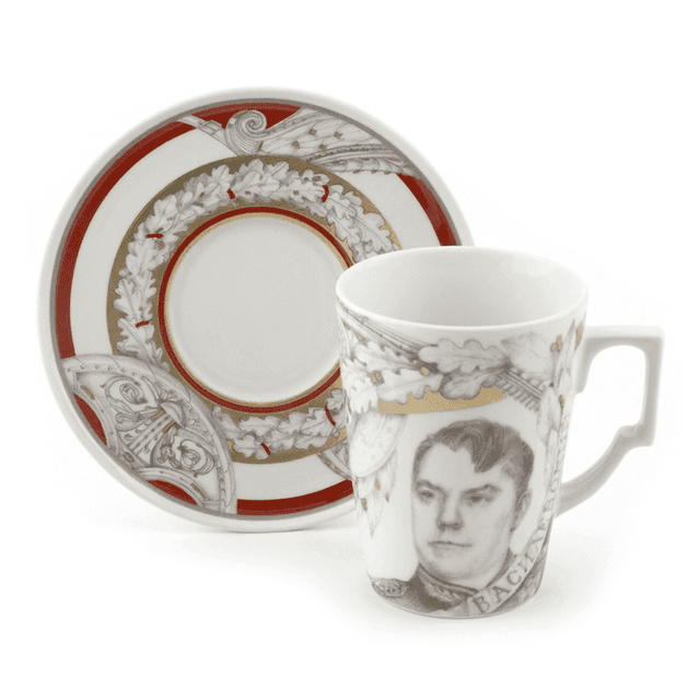 Бокал с блюдцем ИФЗ Маршалы победы Василевский А.М.