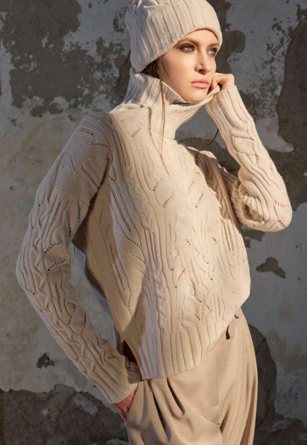 Женский свитер из шерсти с кашемиром D.Exterior | Фото 2