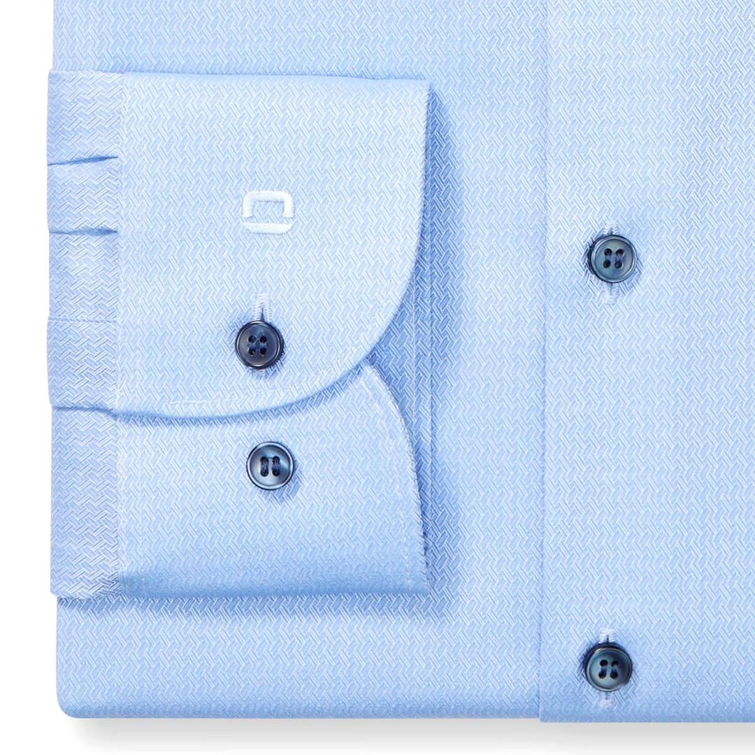 Мужская фактурная сорочка Olymp Level Five с удлиненными рукавами | Фото 2