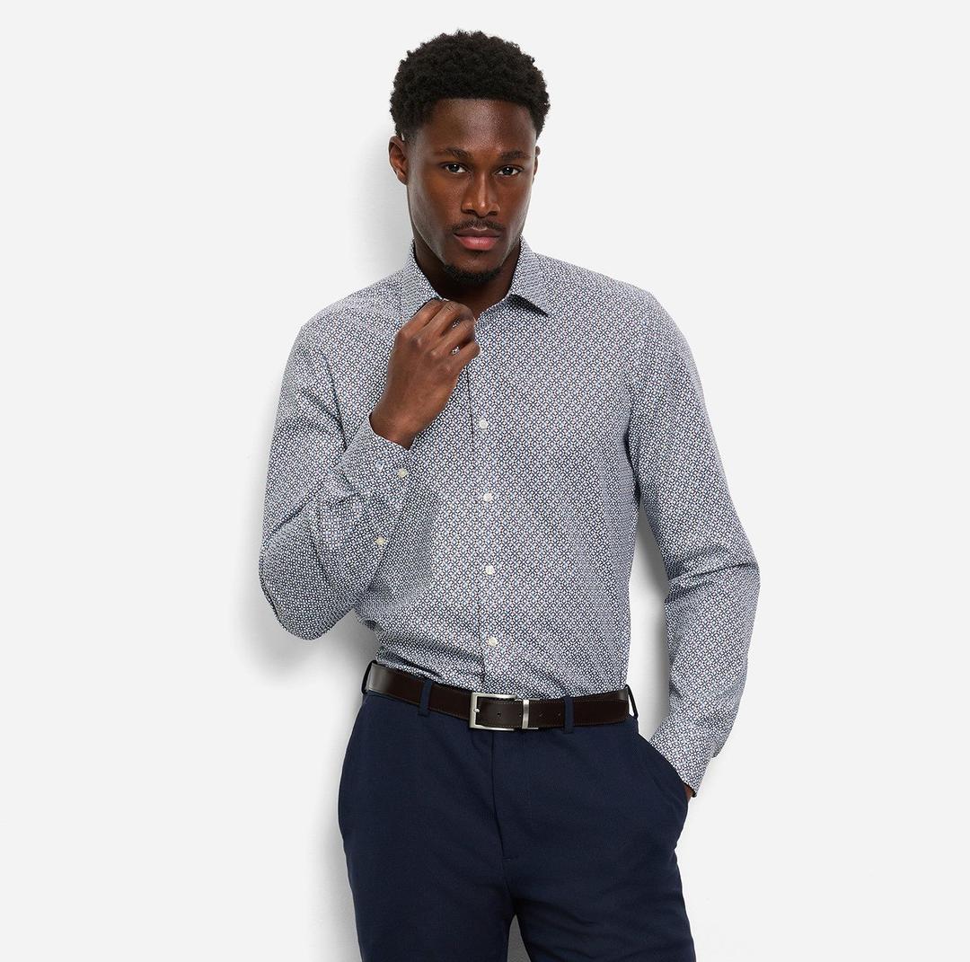 Мужская сорочка с узором Olymp Level Five | Фото 3