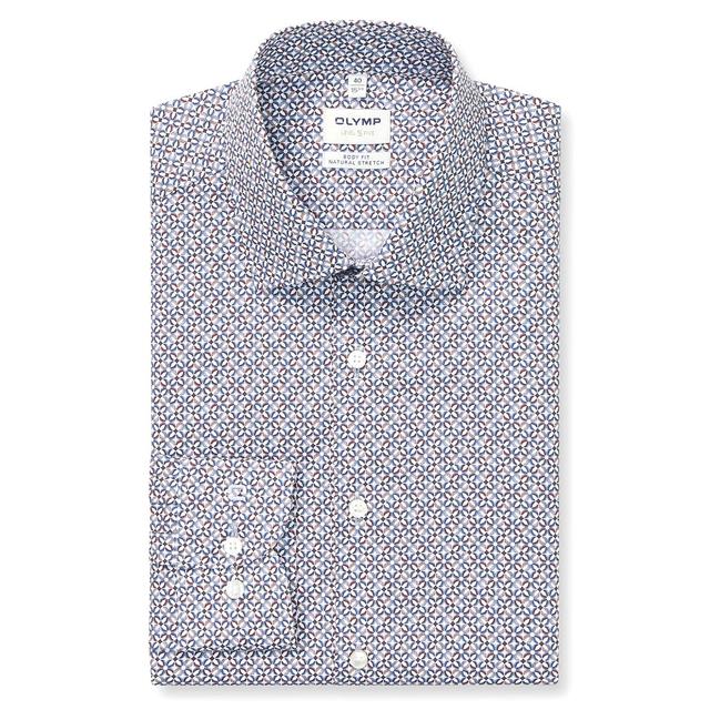 Мужская сорочка с узором Olymp Level Five