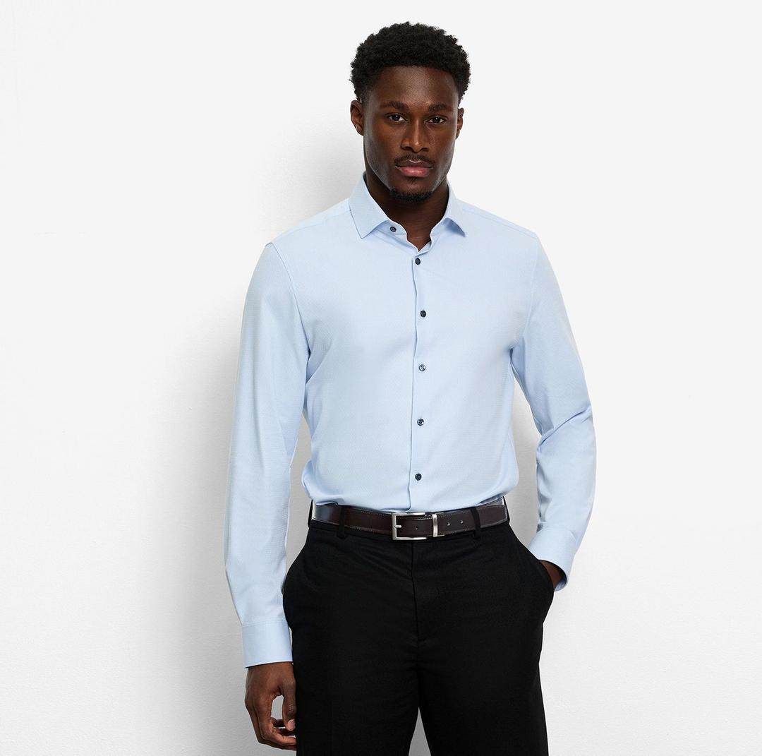 Мужская фактурная сорочка Olymp Level Five | Фото 3