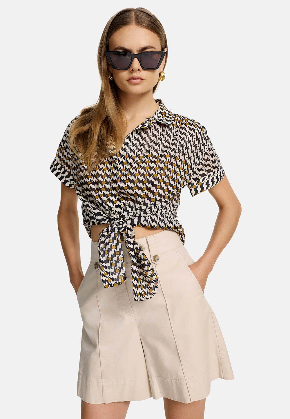 Блуза с короткими рукавами CAT NOIR | Фото 4