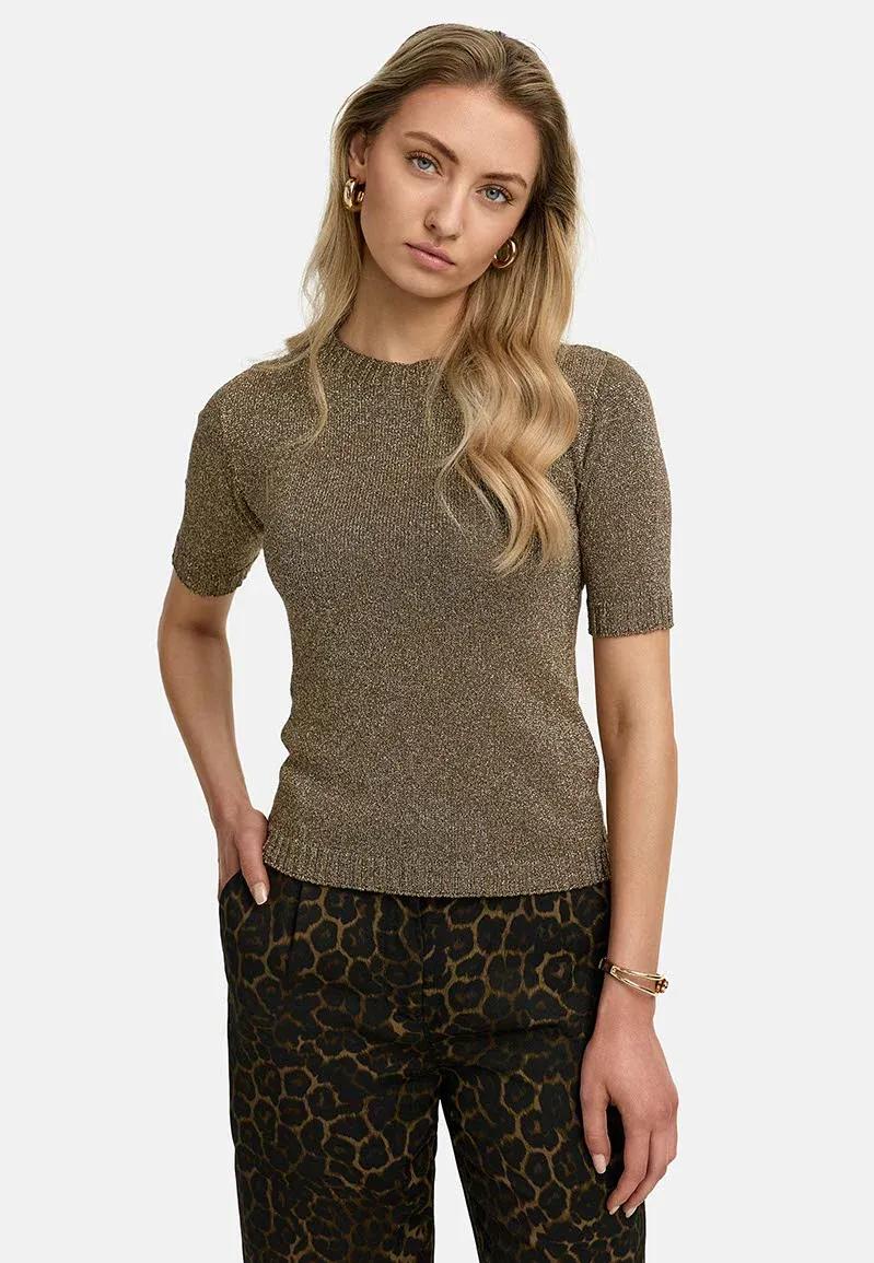 Женский джемпер с коротким рукавом CAT NOIR | Фото 2