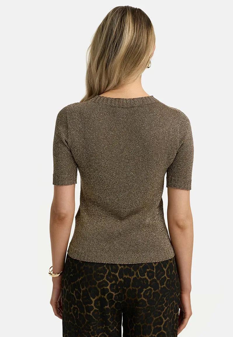 Женский джемпер с коротким рукавом CAT NOIR | Фото 3