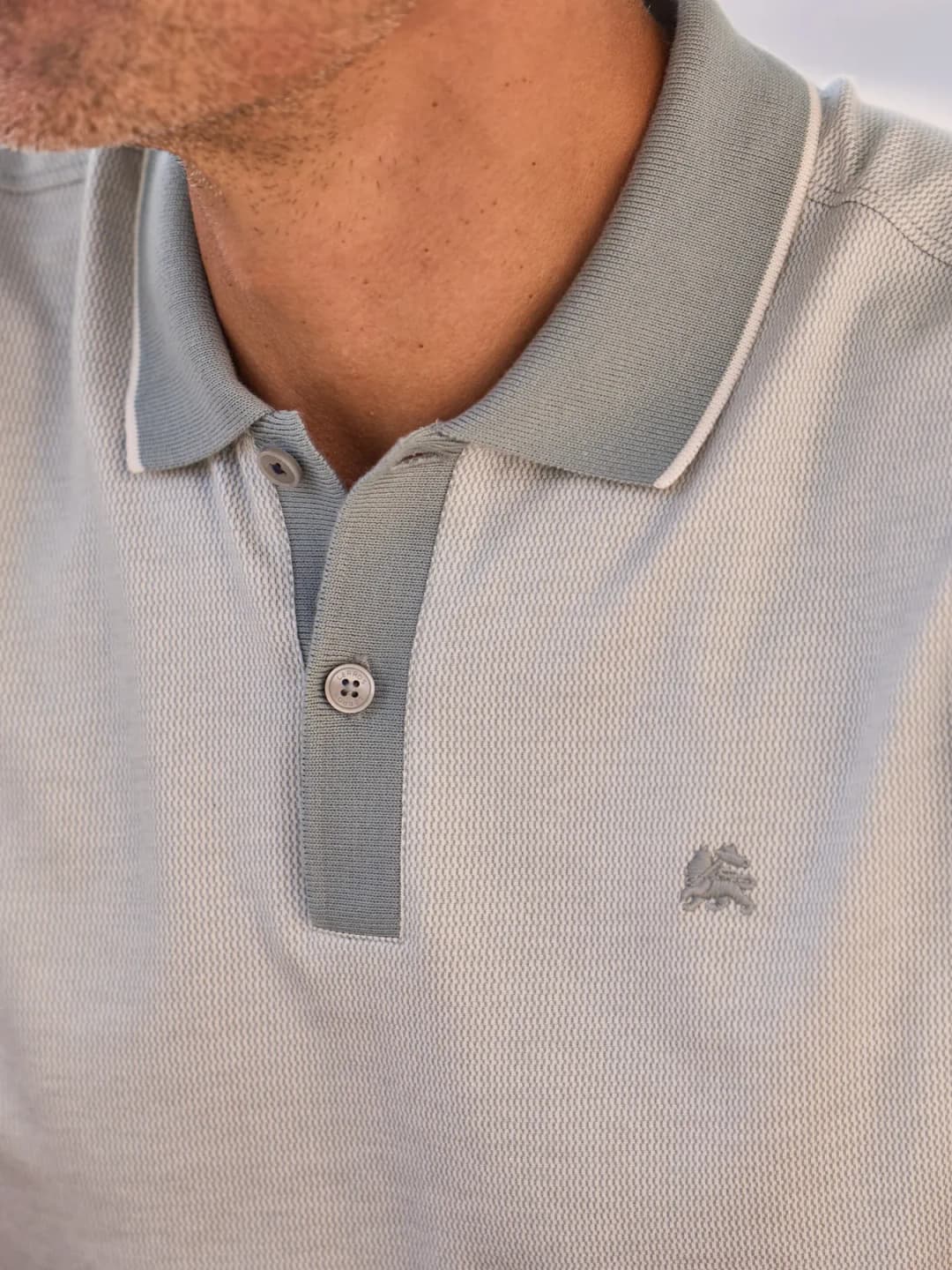 Мужское хлопковое поло Lerros | Фото 4