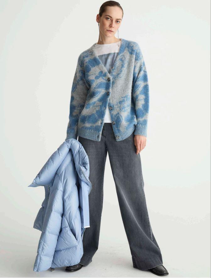 Женский кардиган из шерсти альпака Biancalancia  | Фото 2