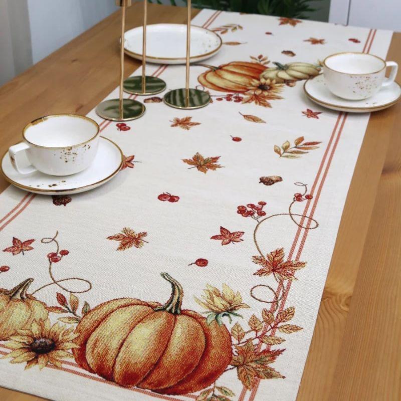 Скатерть Тыковки Осенние листья | Фото 3