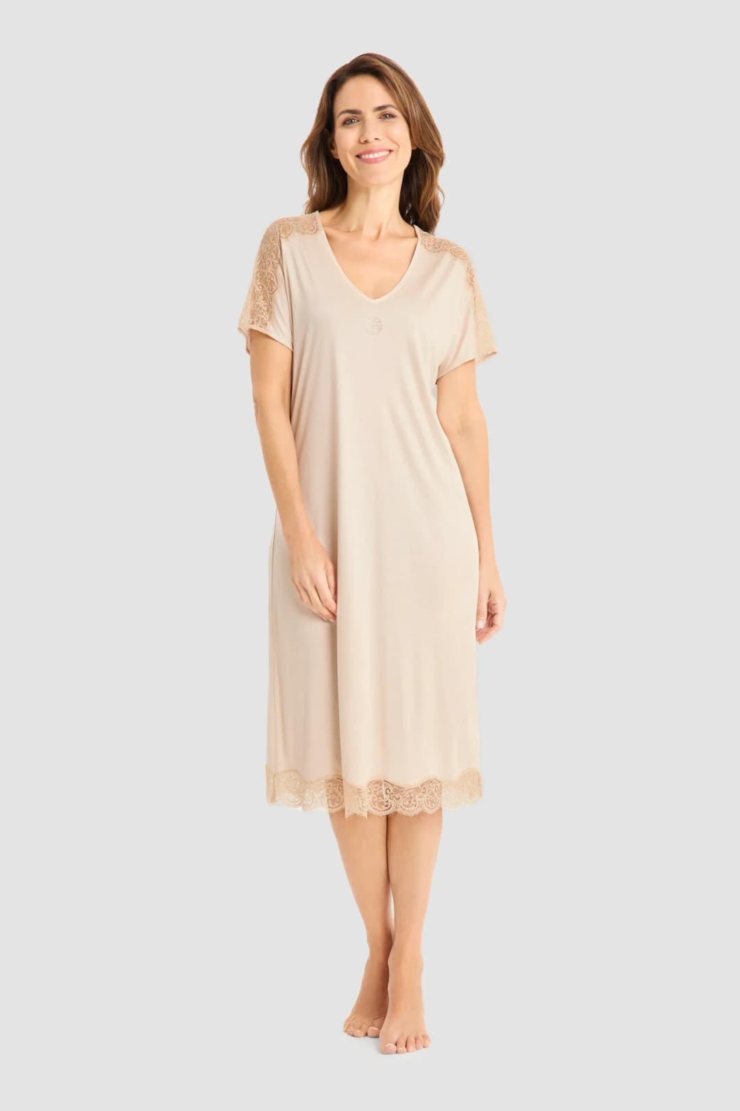 Женская ночная сорочка с кружевом Feraud | Фото 2