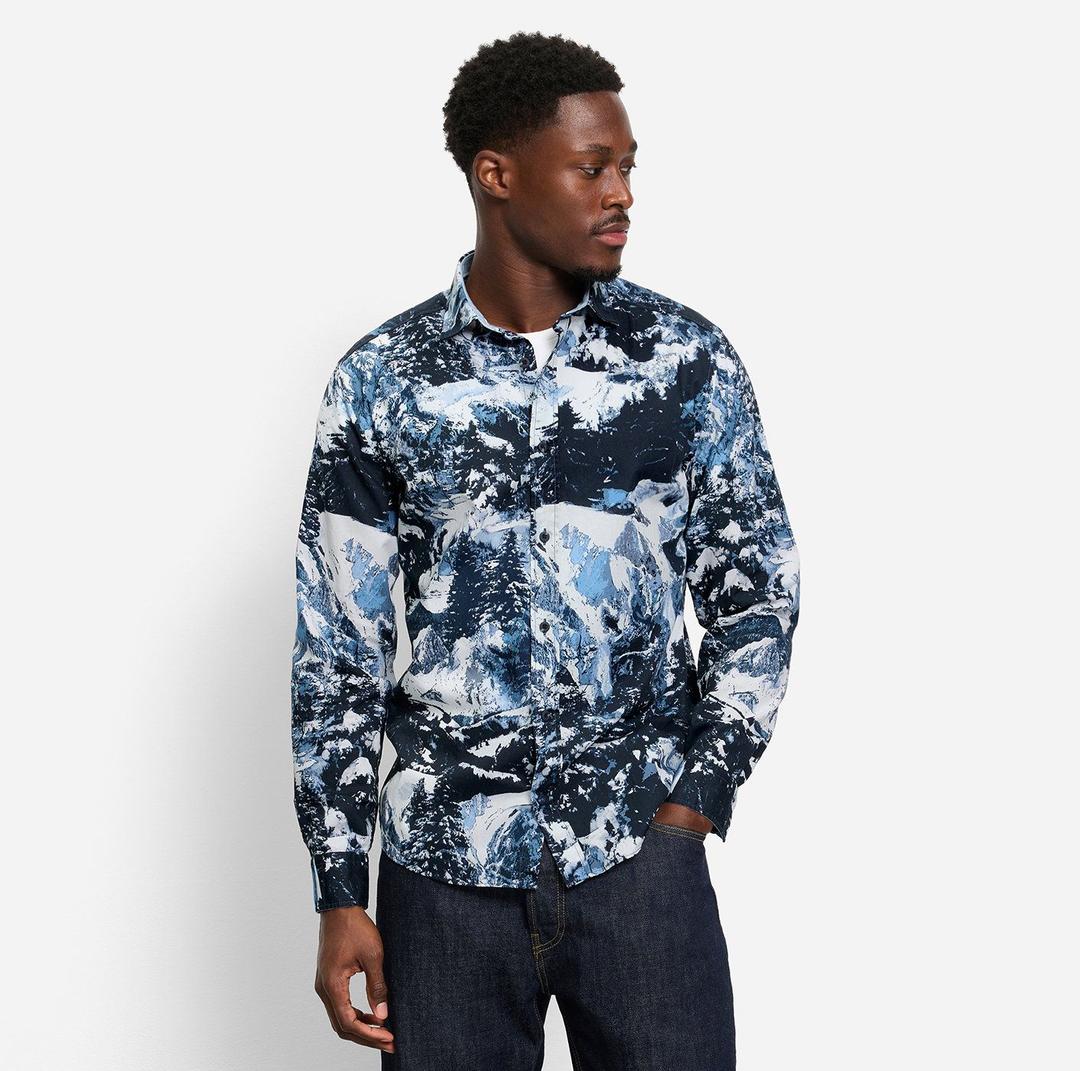 Мужская рубашка с принтом Olymp Casual | Фото 2