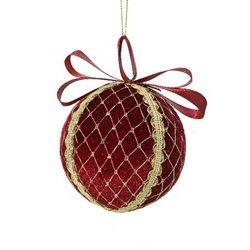 Шар  с бантом  Kaemingk 8  см 