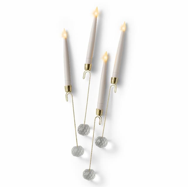 Набор декоративных свечей на ёлку Kaemingk