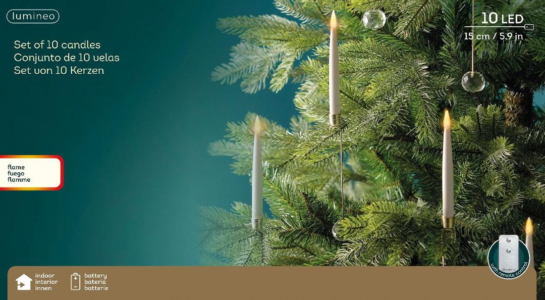 Набор декоративных свечей на ёлку Kaemingk | Фото 3