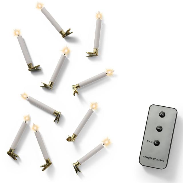 Декоративные свечи на ёлку Kaemingk