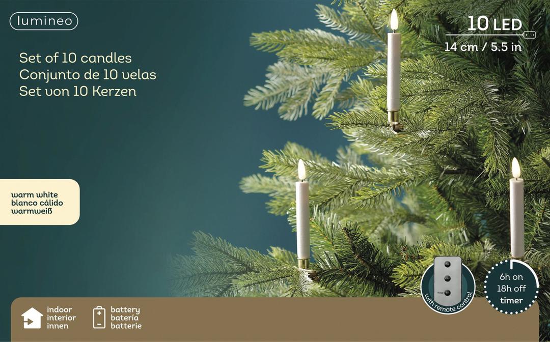 Декоративные свечи на ёлку Kaemingk | Фото 3