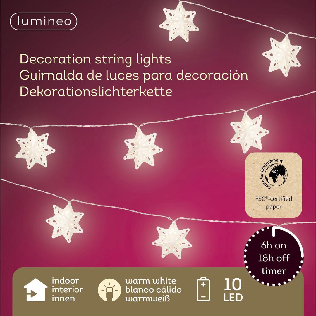 Гирлянда Снежинки Kaemingk 2.25 м | Фото 2