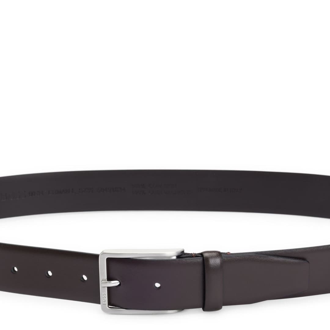 Мужской кожаный ремень BOSS Black | Фото 3