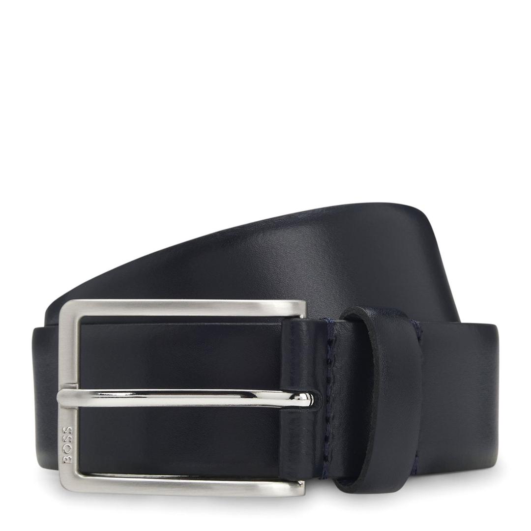Мужской кожаный ремень BOSS Black | Фото 1