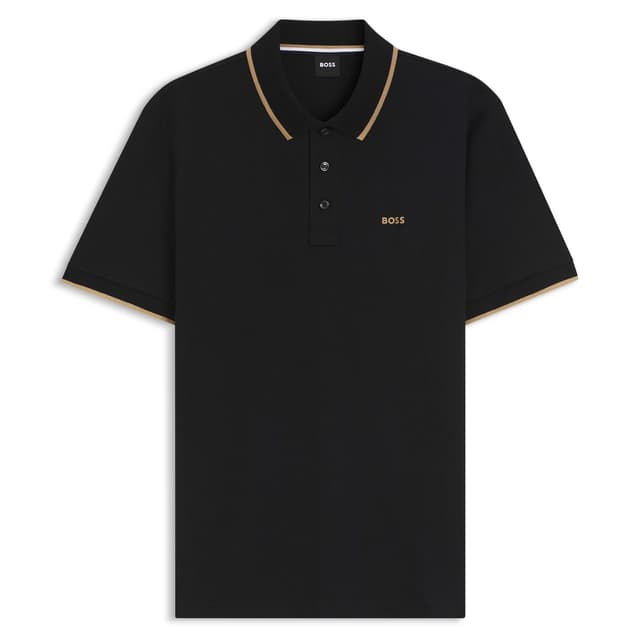 Мужской поло из хлопка BOSS Black