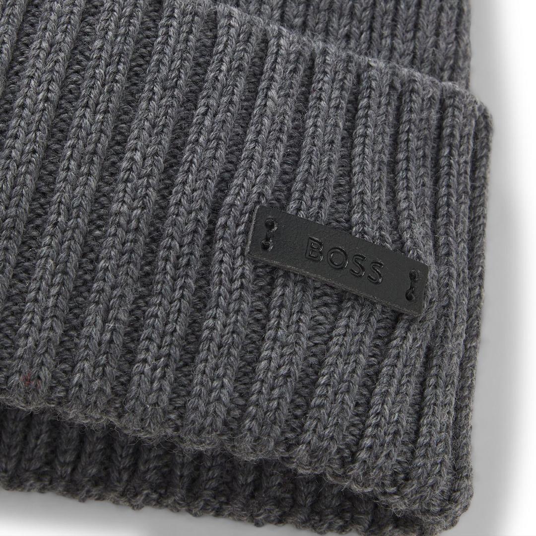 Мужская шерстяная шапка BOSS | Фото 3