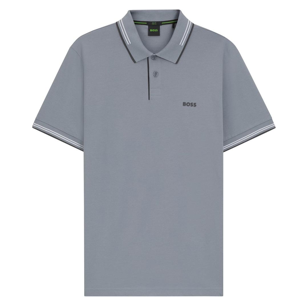 Мужское поло из эластичного хлопка BOSS Green | Фото 1